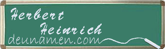 Herbert Heinrich Visitenkarte